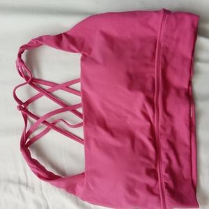 BuffBunny Revolution Sports Bra Miami Vice Pink Size XL